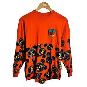 Mickey Mouse Halloween Spirit Jersey Adults XS Walt Disney World Orange 2023 Top